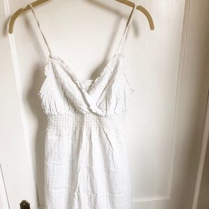 Gap white cotton pinstripe Nighty